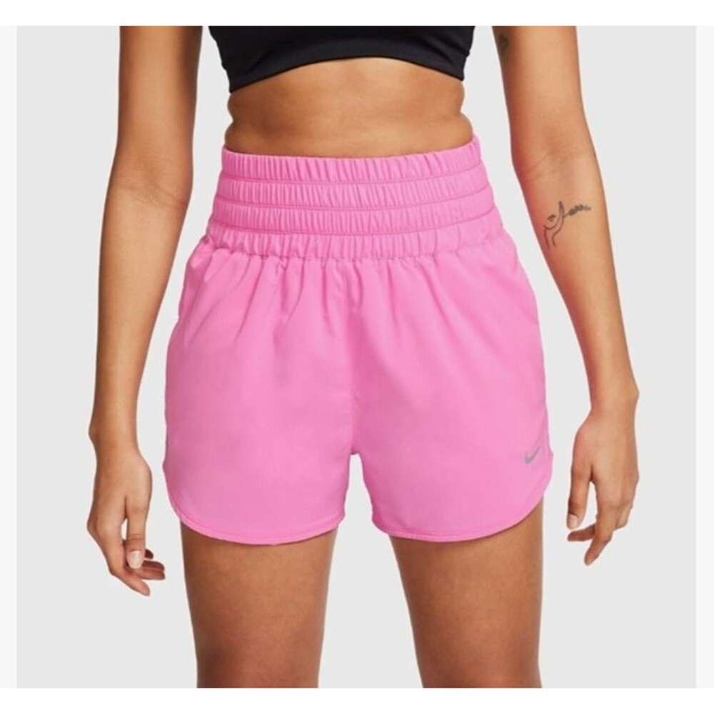 Women's Nike Loose Fit Training Shorts Pink Activewear Athletic